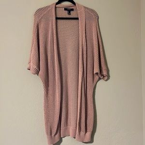 Light pink long cardigan